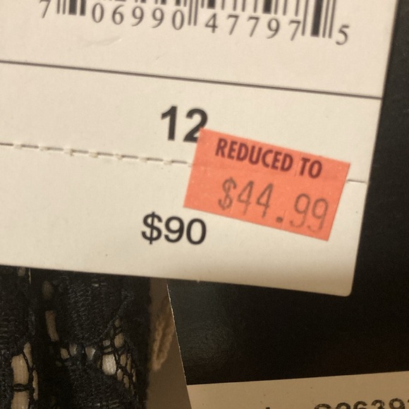 Scarlet Black and Cream Lace Dress - Picture 3 of 11